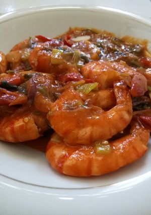 Foto resep Udang asam manis