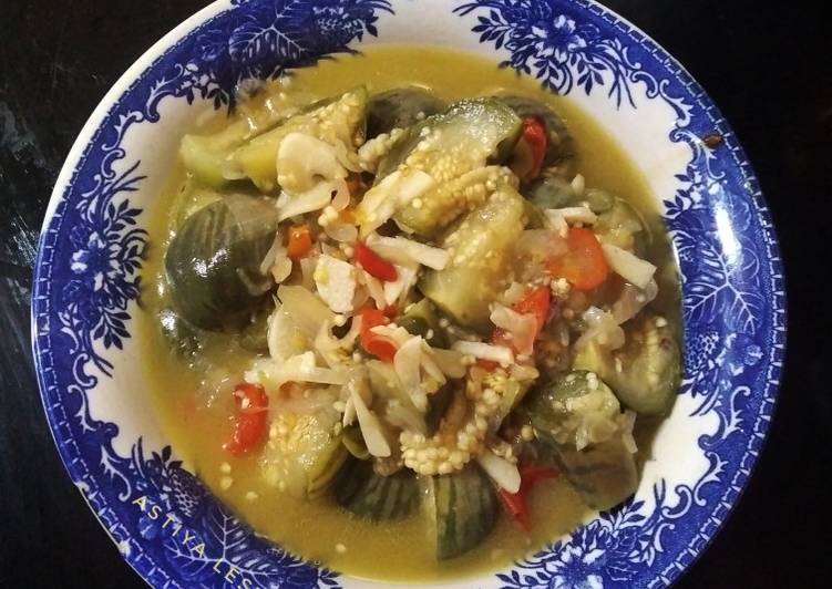 Oseng Terong Bulat (Gelathik)