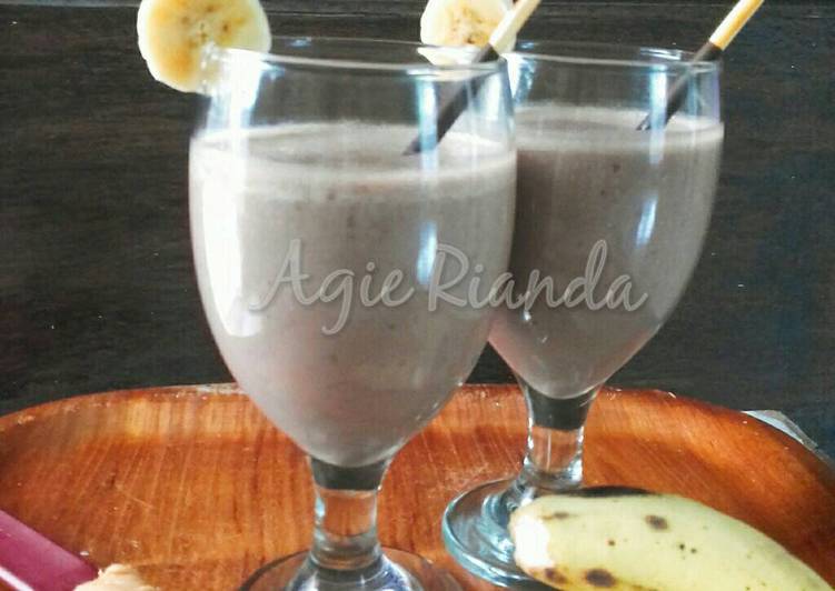 Langkah Mudah untuk Menyiapkan Jus pisang selai kacang (Banana Peanut Juice) yang Sempurna