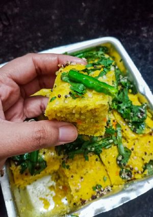 A picture of Sprouts Dhokla.