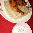 كبسه الدجاج بالقرفه 🍚🍗 بصوص الزبادي بالزيتون والثوم