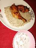 كبسه الدجاج بالقرفه 🍚🍗 بصوص الزبادي بالزيتون والثوم