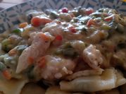 Una foto de salsa para raviolis