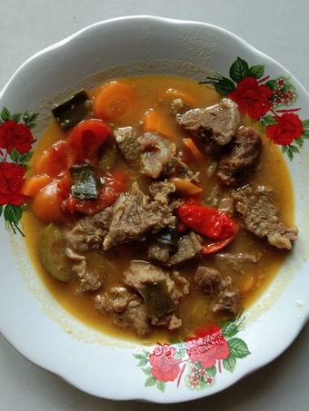 Cara Gampang Membuat Resep Asem asem pedas daging sapi yang Enak Banget