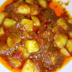 A picture of Potato sauce.