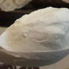 A picture of Homemade whipped cream.