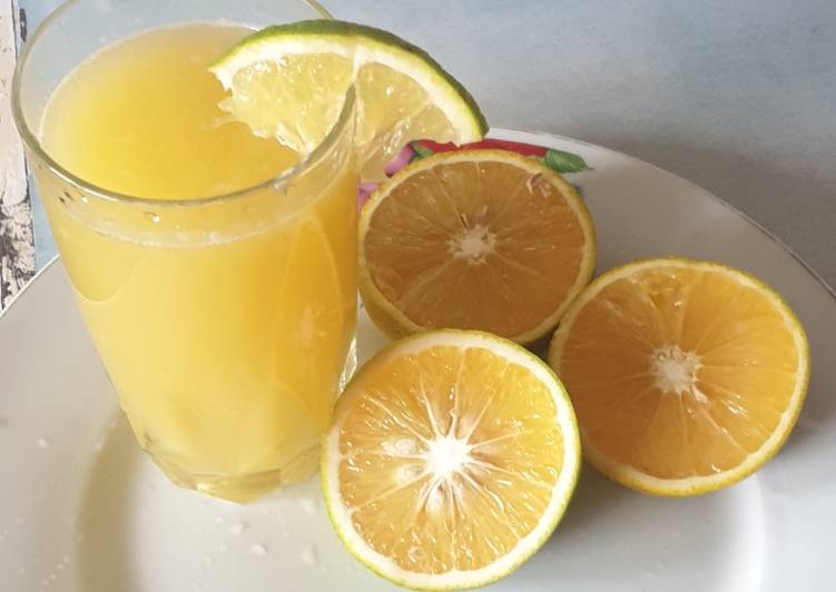 Step-by-Step Guide to Prepare Super Quick Homemade Orange juice#4weekchallenge #idd challenge