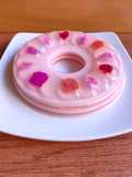 Puding Lapis Edible Flower