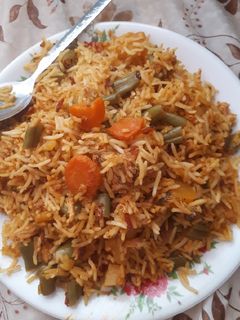 عکسی از دستور لوبیا پلو با زرشک ، مرغ و بوقلمون