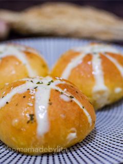 Foto resep Korean garlic cream cheese bread #homemadebylita