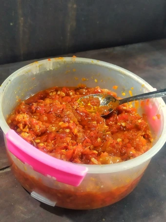 Langkah Mudah untuk Membuat Resep Stok sambal terasi matang yang Uenak Anti Ribet, Uenak Banget