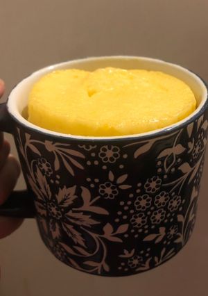 Una foto de Torta en taza de naranja