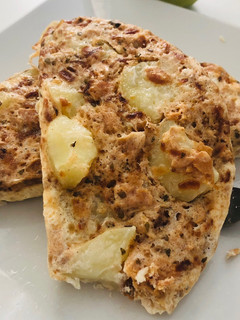 Una foto de Tortilla de atún al microondas