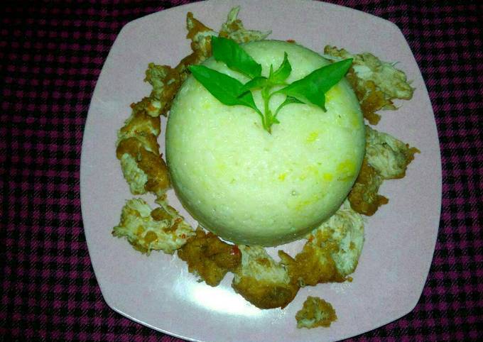 Anti Ribet, Memasak Nasi kuning santan bubuk Irit Anti Gagal