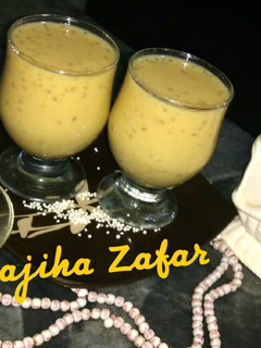 A picture of Tropical Fruity Sagodana Shake.