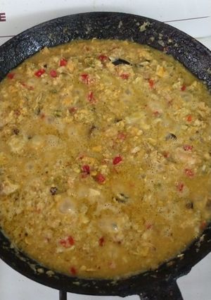 Una foto de Paella keto