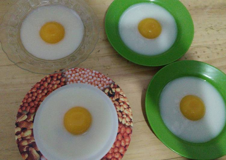 Puding telur ceplok