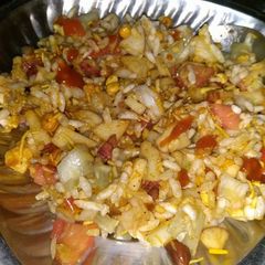 A picture of Chatpati + Spicy Bhel.
