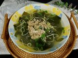 Canh rong biển bò băm