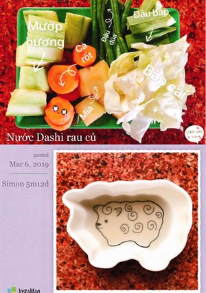 Hình của món Ăn dặm kiểu Nhật - Nước Dashi.