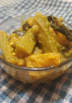A picture of Basella alba sabji.