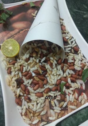 A picture of Spicy puffed rice.