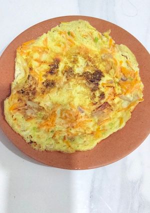 Foto resep Telur dadar wortel