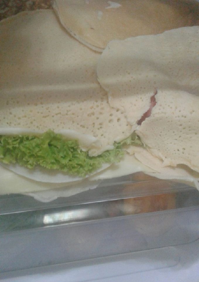 Una foto de Lasaña fría