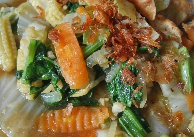 Resep Cap jay ala kadarnya yang Enak