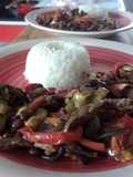 Mix Carne, porotos y pimientos