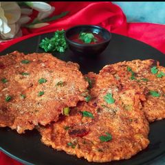 A picture of Oats Uttapam.
