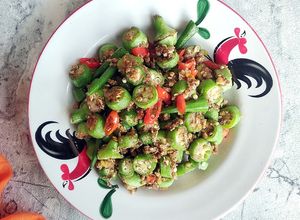 Foto resep Orak Arik Okra Bumbu Terasi