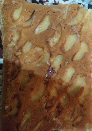 عکسی از دستور کیک سیب برگردون