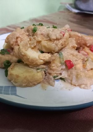 Foto resep Tofu Telur Asin