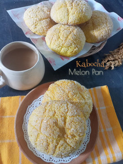 Foto resep Kabocha Melon Pan