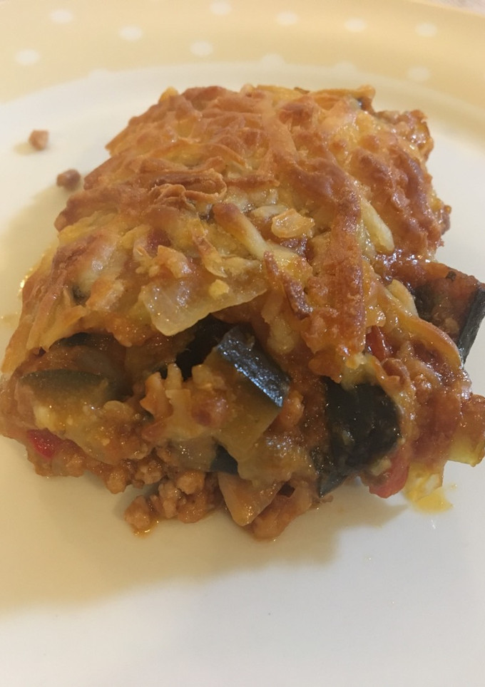 Una foto de Pastel de verduras y carne