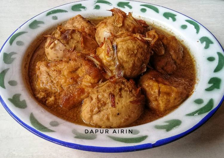 Semur Telur dan Tahu