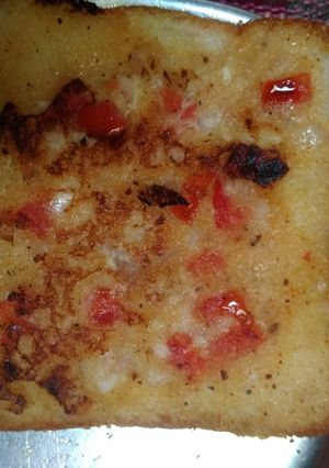 A picture of Bread pizza.