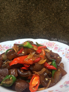 Foto resep Oseng kikil cabe ijo
