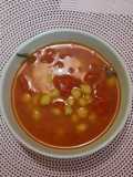 Garbanzos con Jitomate y Especias