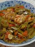Green beans in tomato sauce - loubieh bi zeit