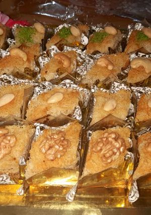 صورة لوصفة قطايف بالجوز واللوز