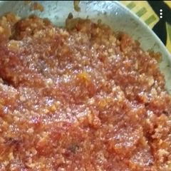 Gajar ka halwa A picture of Gajar ka halwa.