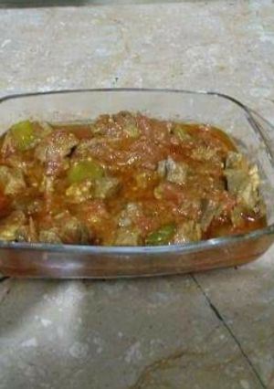 A picture of Mutton karahi.