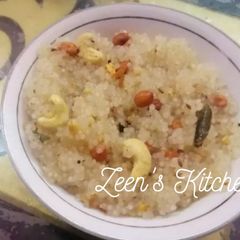 A picture of Sabudana Upma/Sago Pearl's Upma.