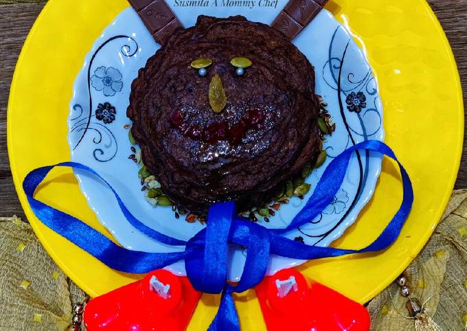 Chocolate oats pancakes Recipe