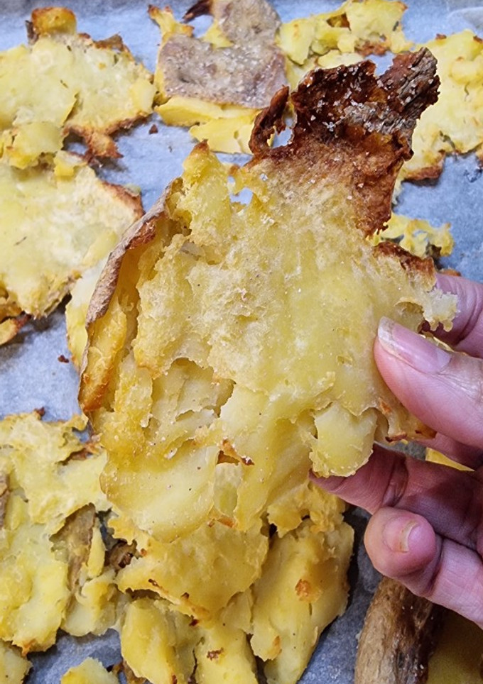 Una foto de Patatas rotas saludables