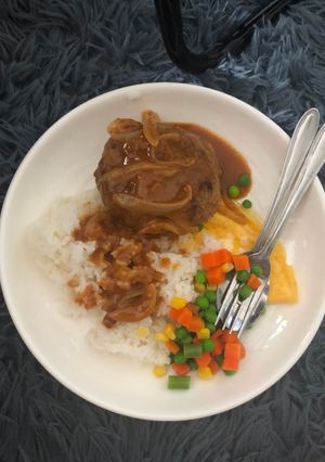 Foto resep Japanese Hamburg Steak