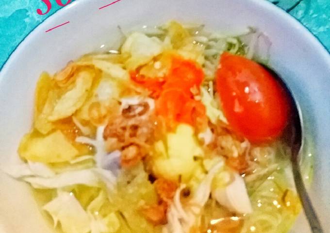 Resep Soto Lamongan ala wong Solo 😊🤗🤗 Yang Enak