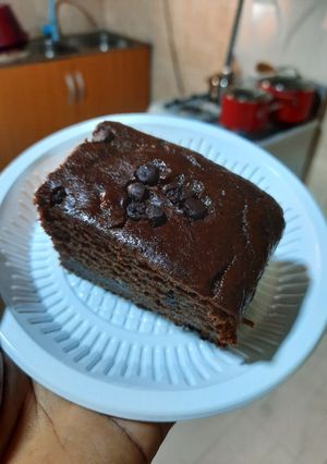 A picture of Homemade Chocolate Banana Cake-Bread 🎂.